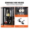 Rustic Industrial Bar Cabinet With Power Outlets Wine Rack Coffee Station Storage 3