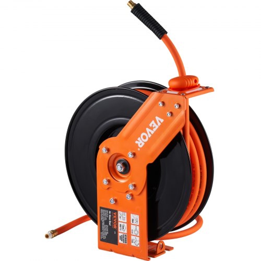 Retractable Air Hose Reel 38 X 50FT 300 PSI Heavy Duty Air Compressor Hose Reel With Auto Rewind 7