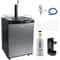 Full Size Beer Kegerator Single Tap Draft Beer Dispenser with Digital Temperature Control