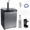 Full Size Beer Kegerator Single Tap Draft Beer Dispenser with Digital Temperature Control