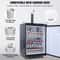 Full Size Beer Kegerator Single Tap Draft Beer Dispenser with Digital Temperature Control