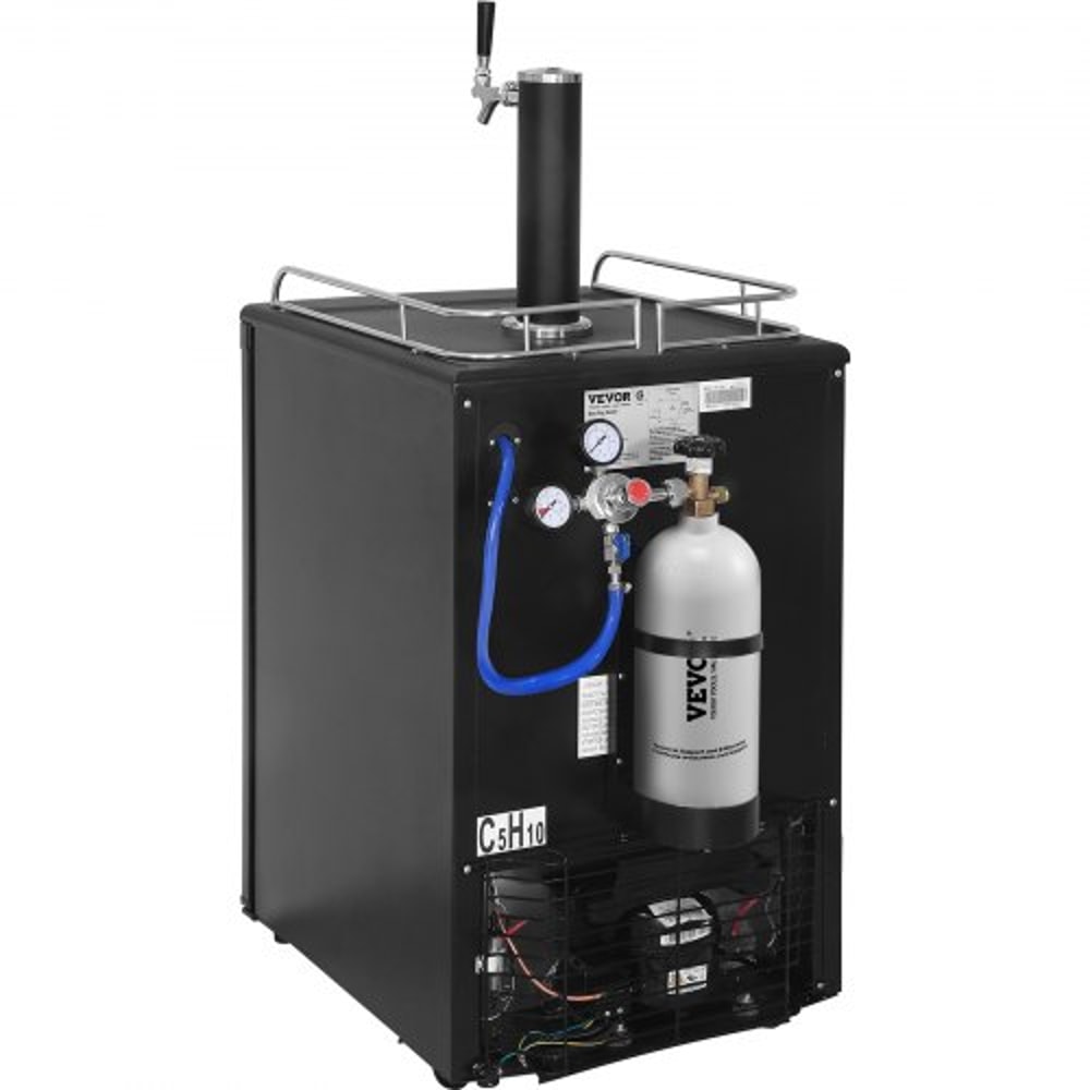 Full Size Beer Kegerator Single Tap Draft Beer Dispenser with Digital Temperature Control