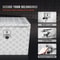 Heavy Duty Underbody Truck Box 24x17x18 Waterproof Aluminum Truck Tool Box With Lock 5