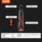 Cordless Electric Ratchet Wrench Kit With Dual Batteries Fast Charge LED Light 7