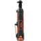 Cordless Electric Ratchet Wrench Kit With Dual Batteries Fast Charge LED Light 10