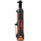 Cordless Electric Ratchet Wrench Kit With Dual Batteries Fast Charge LED Light 10