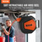 Retractable Air Hose Reel 38 X 50 FT 300 PSI Air Compressor Hose Reel With Auto Rewind Swivel Moun 1