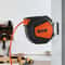 Retractable Air Hose Reel 38 X 50 FT 300 PSI Air Compressor Hose Reel With Auto Rewind Swivel Moun 6