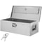 Aluminum Truck Tool Box With Lockable Diamond Plate Storage For Pickup Trucks Trailers 0