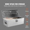 Aluminum Truck Tool Box With Lockable Diamond Plate Storage For Pickup Trucks Trailers 2