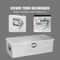 Aluminum Truck Tool Box With Lockable Diamond Plate Storage For Pickup Trucks Trailers 3