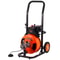 100FT Auto Feed Drain Cleaning Machine with Sewer Snake Auger for 1–4 Inch Pipes
