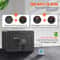Digital Home Security Safe Box with Keypad, Wall Mount Steel Safe for Cash, Jewelry & Documents