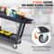 Heavy Duty Rolling Utility Cart 550LB 2Tier Service Cart With Locking Wheels 2