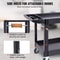Heavy Duty Rolling Utility Cart 550LB 2Tier Service Cart With Locking Wheels 4
