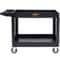 Heavy Duty Rolling Utility Cart 550LB 2Tier Service Cart With Locking Wheels 8