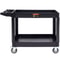 Heavy Duty Rolling Utility Cart 550LB 2Tier Service Cart With Locking Wheels 8