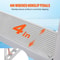 Adjustable Dock Ladder 4Step Aluminum Pontoon Boat Ladder With Dual Handrails 500 Lb Capacity 2