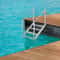 Adjustable Dock Ladder 4Step Aluminum Pontoon Boat Ladder With Dual Handrails 500 Lb Capacity 5