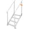 Adjustable Dock Ladder 4Step Aluminum Pontoon Boat Ladder With Dual Handrails 500 Lb Capacity 8