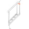 Adjustable Dock Ladder 4Step Aluminum Pontoon Boat Ladder With Dual Handrails 500 Lb Capacity 9