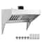 4FT Commercial Exhaust Hood For Food Trucks Restaurants With Stainless Steel Grease Filters 0