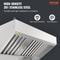 4FT Commercial Exhaust Hood For Food Trucks Restaurants With Stainless Steel Grease Filters 5