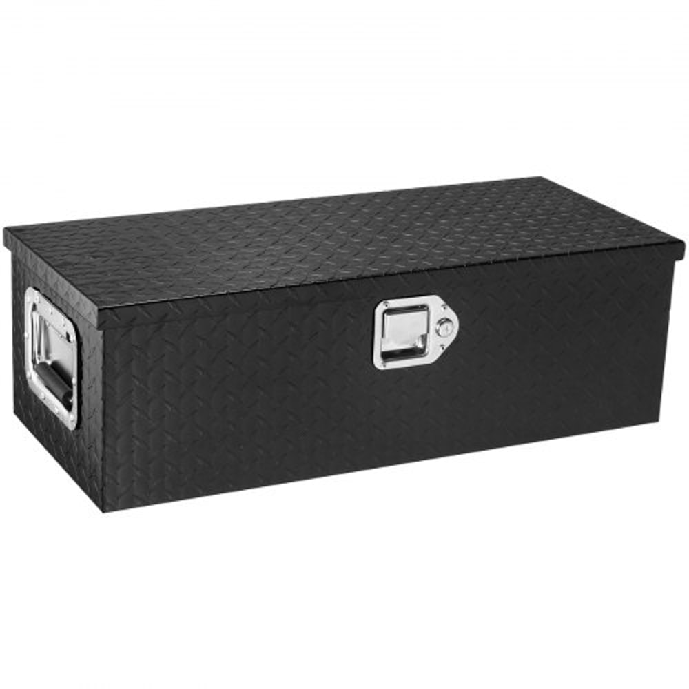 Heavy Duty Truck Bed Tool Box 30 Inch Lockable Aluminum Diamond Plate Tool Box For Pickup Trailer 8