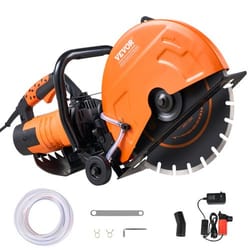 concrete saw wet/dry cutter with 5-inch depth and 3200w high-power motor