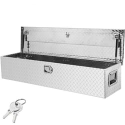 48-inch truck bed tool box heavy duty aluminum diamond plate tool box with lock