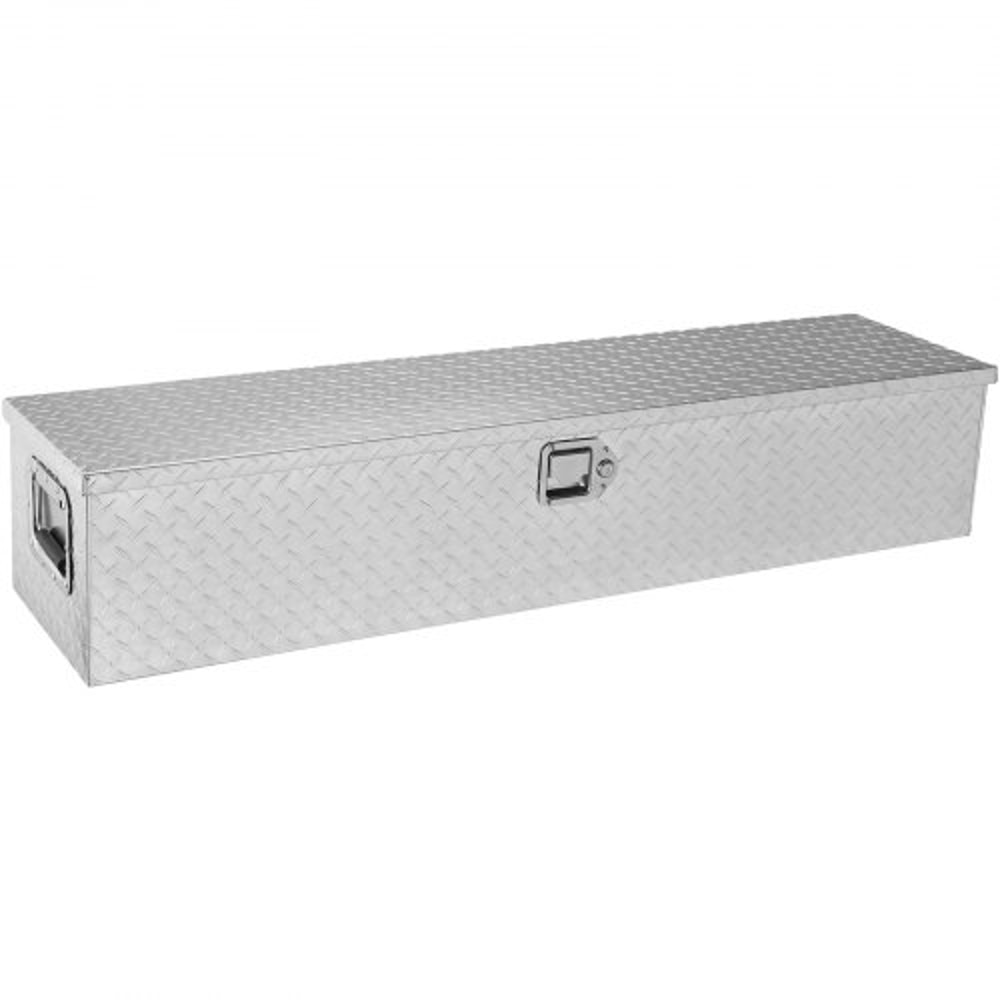 48Inch Truck Bed Tool Box Heavy Duty Aluminum Diamond Plate Tool Box With Lock 8