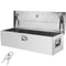 Heavy Duty Truck Tool Box 39 Inch Aluminum Truck Bed Tool Box With Lock And Diamond Plate Finish 0