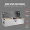 Heavy Duty Truck Tool Box 39 Inch Aluminum Truck Bed Tool Box With Lock And Diamond Plate Finish 3