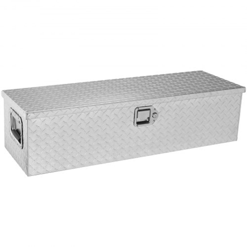 Heavy Duty Truck Tool Box 39 Inch Aluminum Truck Bed Tool Box With Lock And Diamond Plate Finish 8