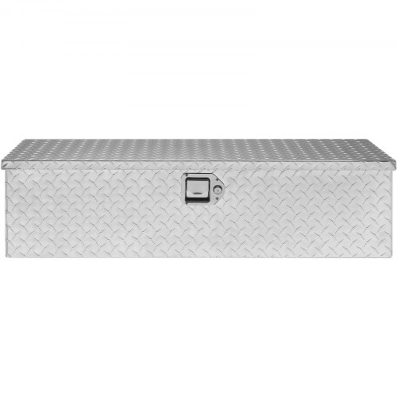 Heavy Duty Truck Tool Box 39 Inch Aluminum Truck Bed Tool Box With Lock And Diamond Plate Finish 7