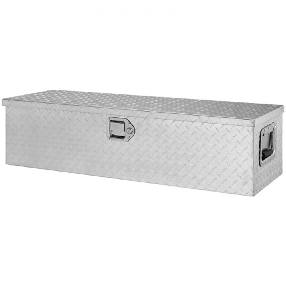 Heavy Duty Truck Tool Box 39 Inch Aluminum Truck Bed Tool Box With Lock And Diamond Plate Finish 9