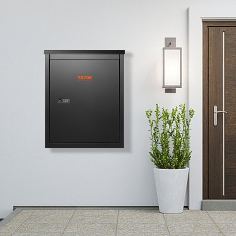 Outdoor Package Delivery Box With Coded Lock Waterproof AntiTheft Mailbox 6