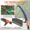 27FT Extendable Manual Pole Saw Tree Pruner With Steel Blade Fiberglass Handles 3