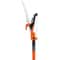 27FT Extendable Manual Pole Saw Tree Pruner With Steel Blade Fiberglass Handles 9