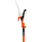 27FT Extendable Manual Pole Saw Tree Pruner With Steel Blade Fiberglass Handles 9