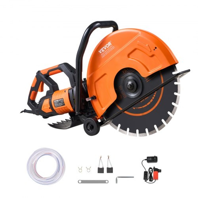Electric Concrete Saw With 3200W Motor 6Inch Depth WetDry Cutting System 7