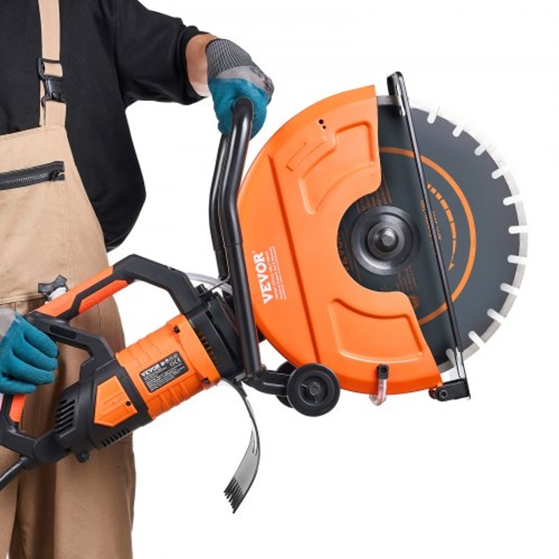 Electric Concrete Saw With 3200W Motor 6Inch Depth WetDry Cutting System 9