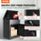 Extra Large Package Delivery Box With Coded Lock Waterproof Parcel Drop Box For Outdoor Security 1