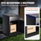 Extra Large Package Delivery Box With Coded Lock Waterproof Parcel Drop Box For Outdoor Security 3