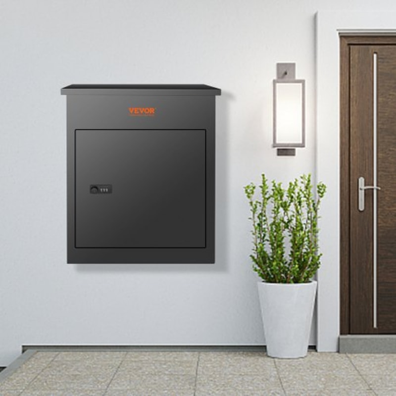Extra Large Package Delivery Box With Coded Lock Waterproof Parcel Drop Box For Outdoor Security 6