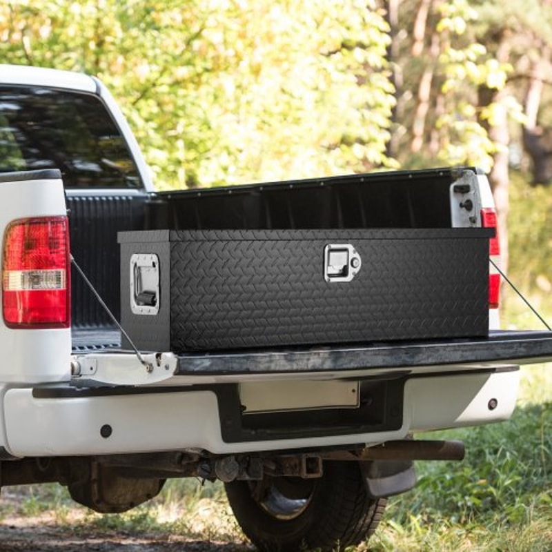 Eavy Duty Aluminum Truck Bed Tool Box Lockable Waterproof Truck Tool Box Storage Chest 6