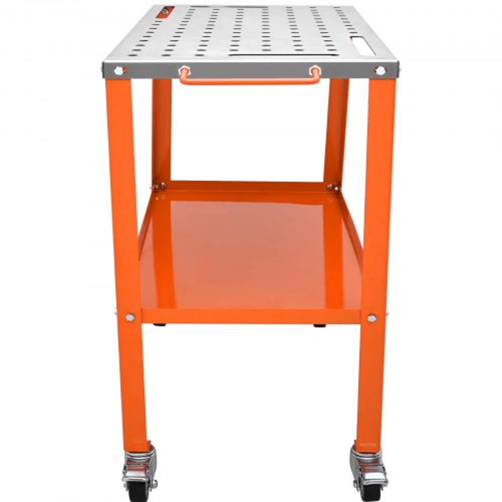 HeavyDuty Welding Table With Wheels 1200 Lb Capacity Steel Welding Workbench 7
