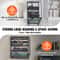 20U Open Frame Server Rack Adjustable Depth Network Cabinet With Casters Wall Mount Design 2