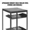 20U Open Frame Server Rack Adjustable Depth Network Cabinet With Casters Wall Mount Design 3