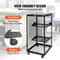 20U Open Frame Server Rack Adjustable Depth Network Cabinet With Casters Wall Mount Design 4